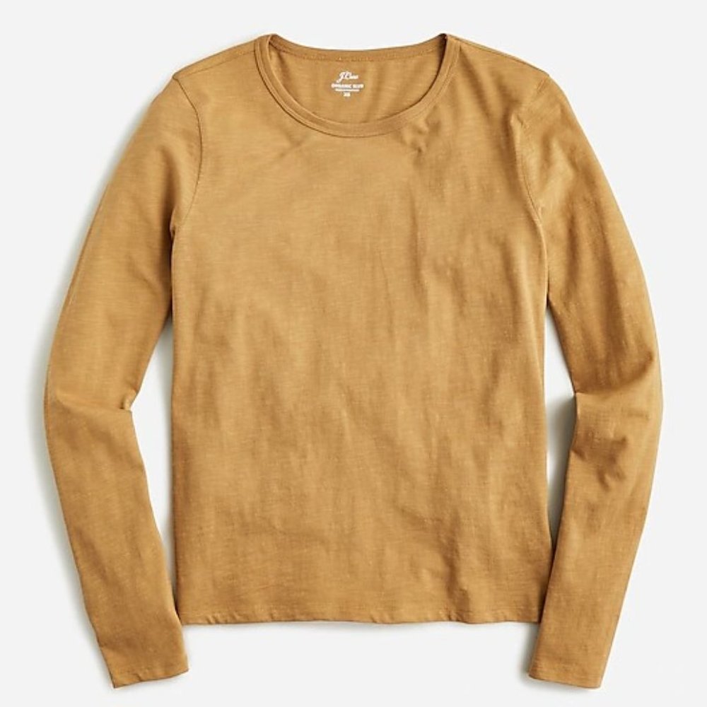 J. Crew Slub cotton long-sleeve T-Shirt 2X
